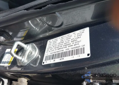 2009 Honda Accord 2.4 Lx-P z USA, uszkodzony, nr VIN 1HGCP26419A071764